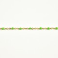 BRACELET PERLES GRIS METALLISE MEDAILLON ACIER INOX GOLD PETIT PRIX