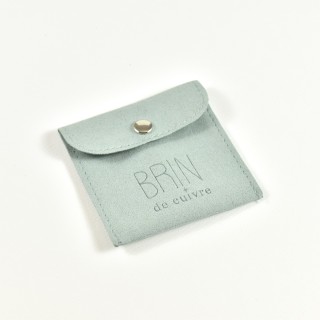 POCHETTE CADEAU TISSU VERT CLAIR PAS CHERE