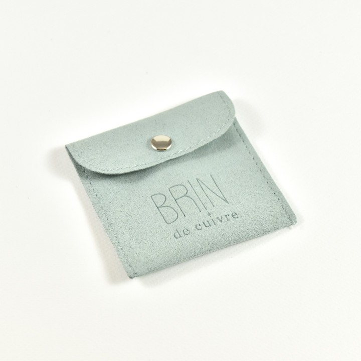 POCHETTE CADEAU TISSU VERT CLAIR PAS CHERE