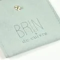 POCHETTE CADEAU TISSU VERT CLAIR PAS CHERE