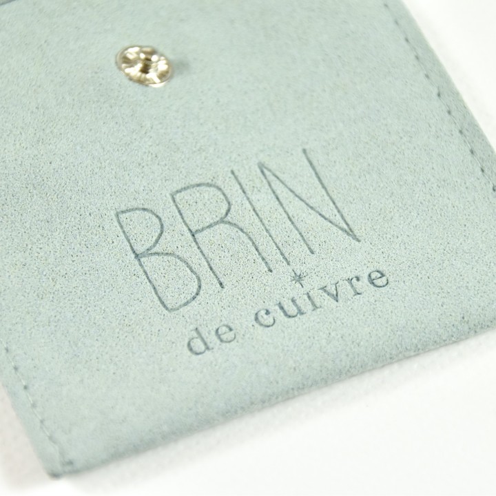 POCHETTE CADEAU TISSU VERT CLAIR PAS CHERE