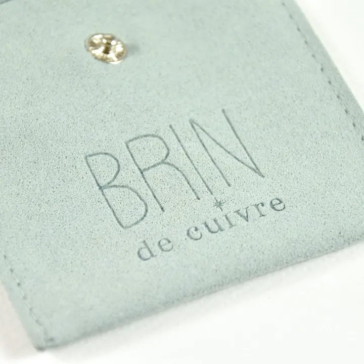POCHETTE CADEAU TISSU VERT CLAIR PAS CHERE