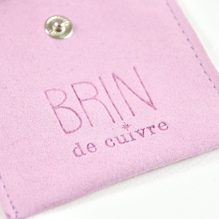 POCHETTE CADEAU TISSU FUCHSIA PAS CHERE