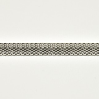 BRACELET PERLES GRIS METALLISE MEDAILLON ACIER INOX GOLD PETIT PRIX