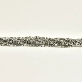 BRACELET PERLES GRIS METALLISE MEDAILLON ACIER INOX GOLD PETIT PRIX
