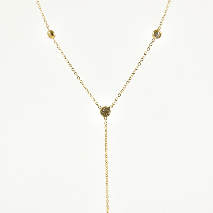 COLLIER MAILLE SERPENT ACIER INOXYDABLE GOLD PETIT PRIX