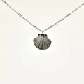 COLLIER COQUILLAGE ACIER INOXYDABLE SILVER PETIT PRIX