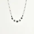COLLIER MAMAN ACIER INOXYDABLE SILVER PETIT PRIX