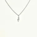 COLLIER ECLAIR STRASS ACIER INOXYDABLE SILVER PETIT PRIX