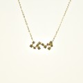COLLIER CONSTELLATION SCOPRION ACIER INOXYDABLE GOLD PETIT PRIX