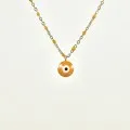CORDON DE TELEPHONE GROSSE MAILLE MARRON PETIT PRIX