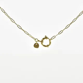 COLLIER MAILLE SERPENT ACIER INOXYDABLE GOLD PETIT PRIX