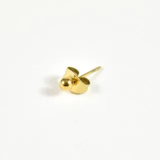 PUCE BOULE CINTYA ACIER INOXYDABLE GOLD PETIT PRIX
