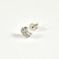 PUCE ETOILE ET LUNE ACIER INOXYDABLE SILVER PETIT PRIX