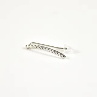 PUCE TIGE EFFET PERLES ACIER INOXYDABLE SILVER PETIT PRIX