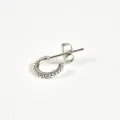 PUCE ANNEAU PERLES ACIER INOXYDABLE SILVER PETIT PRIX