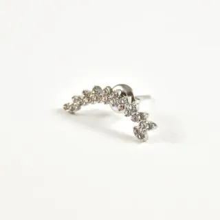 FAUX PIERCING ETOILE ACIER INOXYDABLE SILVER PETIT PRIX