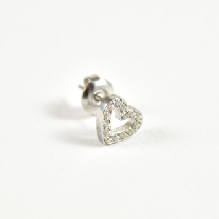 FAUX PIERCING ETOILE ACIER INOXYDABLE SILVER PETIT PRIX