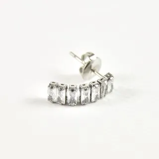 PUCE SEPT STRASS ACIER INOXYDABLE SILVER PETIT PRIX