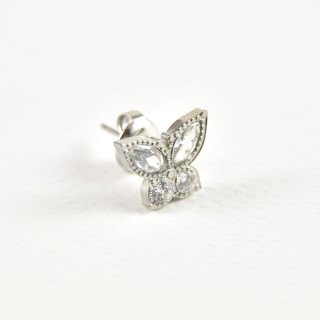 FAUX PIERCING ETOILE ACIER INOXYDABLE SILVER PETIT PRIX