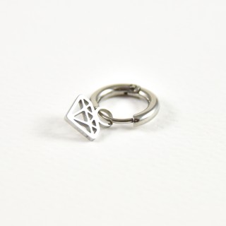 FAUX PIERCING ETOILE ACIER INOXYDABLE SILVER PETIT PRIX