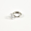 FAUX PIERCING ETOILE ACIER INOXYDABLE SILVER PETIT PRIX