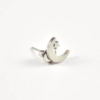 FAUX PIERCING ETOILE ACIER INOXYDABLE SILVER PETIT PRIX