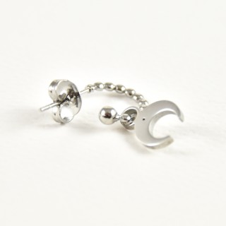 FAUX PIERCING ETOILE ACIER INOXYDABLE SILVER PETIT PRIX