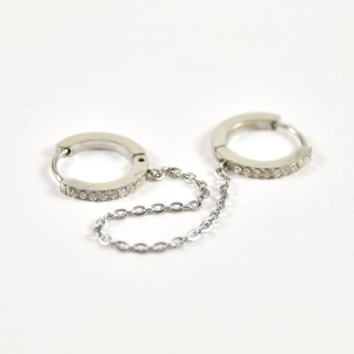 FAUX PIERCING ETOILE ACIER INOXYDABLE SILVER PETIT PRIX