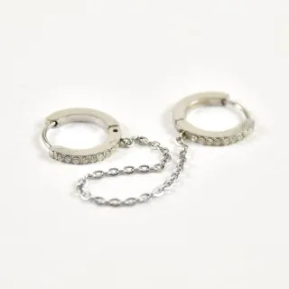 FAUX PIERCING ETOILE ACIER INOXYDABLE SILVER PETIT PRIX