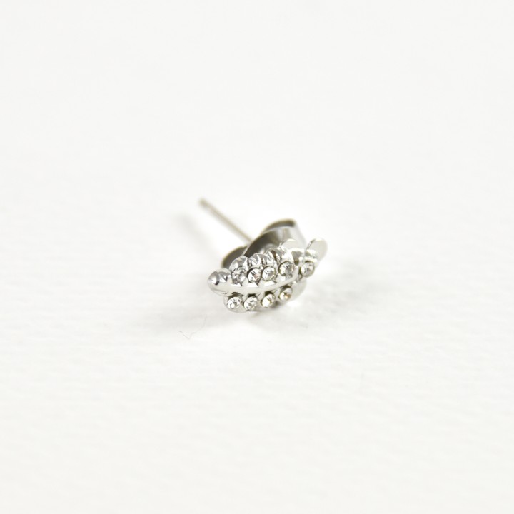 FAUX PIERCING ETOILE ACIER INOXYDABLE SILVER PETIT PRIX