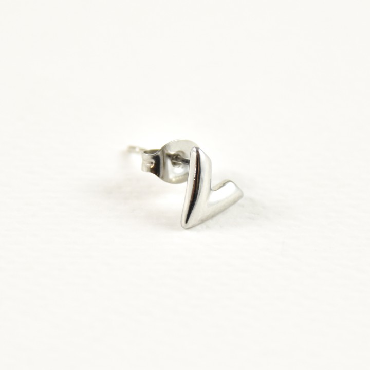 PUCE V ACIER INOXYDABLE SILVER PETIT PRIX