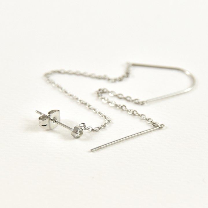 FAUX PIERCING ETOILE ACIER INOXYDABLE SILVER PETIT PRIX