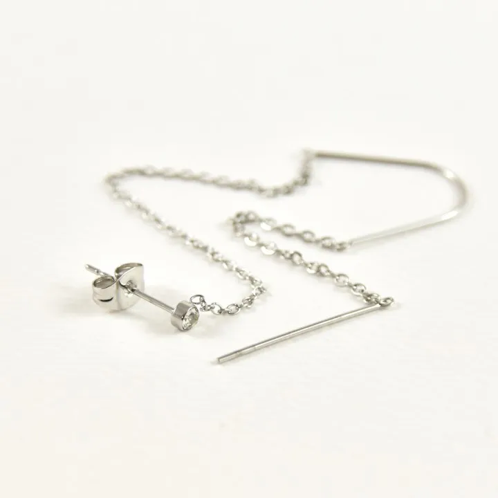 FAUX PIERCING ETOILE ACIER INOXYDABLE SILVER PETIT PRIX