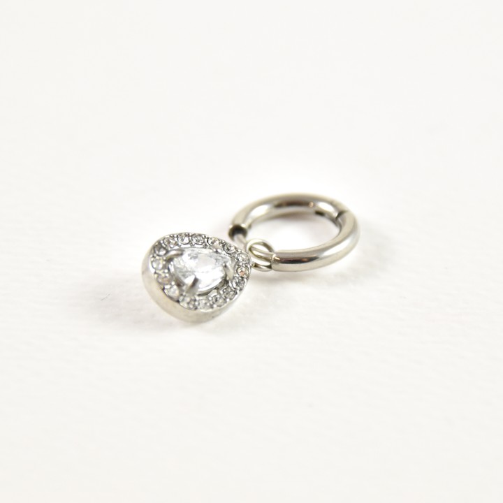 FAUX PIERCING ETOILE ACIER INOXYDABLE SILVER PETIT PRIX