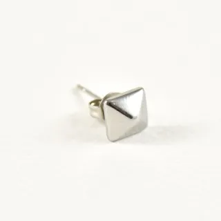 PUCE DEMI CUBE ACIER INOXYDABLE SILVER PETIT PRIX