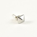 PUCE DEMI CUBE ACIER INOXYDABLE SILVER PETIT PRIX