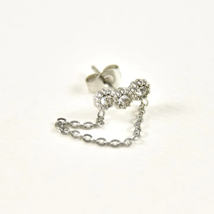 FAUX PIERCING ETOILE ACIER INOXYDABLE SILVER PETIT PRIX