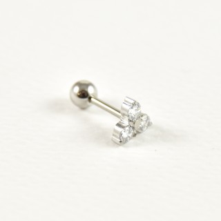 FAUX PIERCING ETOILE ACIER INOXYDABLE SILVER PETIT PRIX