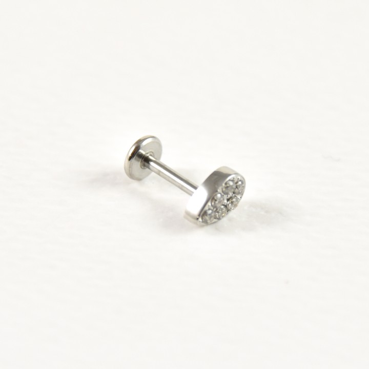 FAUX PIERCING ETOILE ACIER INOXYDABLE SILVER PETIT PRIX
