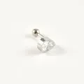 PIERCING GOUTTE STRASS ACIER INOXYDABLE SILVER PETIT PRIX