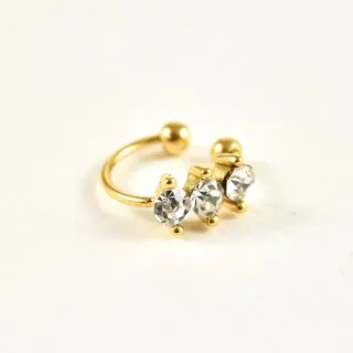 FAUX PIERCING ETOILE ACIER INOXYDABLE SILVER PETIT PRIX