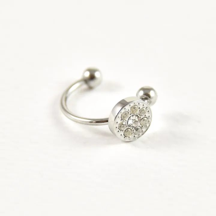 FAUX PIERCING ETOILE ACIER INOXYDABLE SILVER PETIT PRIX