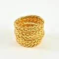 JONC BOUDDHISTE TIBETAINS KUMLAI LIGHT GOLD PAS CHER