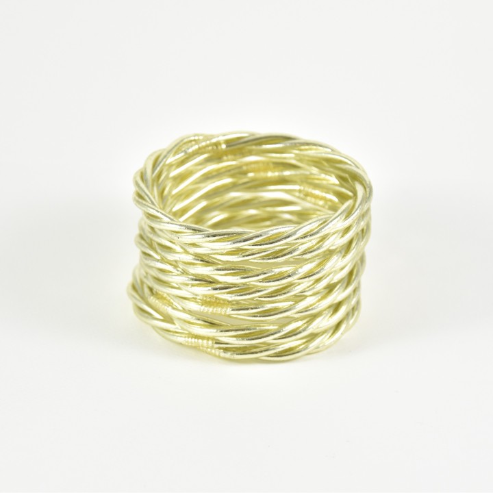 JONC BOUDDHISTE TIBETAINS KUMLAI TORSADE LIGHT GREEN PAS CHER
