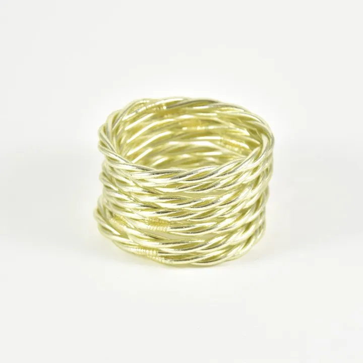 JONC BOUDDHISTE TIBETAIN KUMLAI TORSADE LIGHT GREEN PAS CHER
