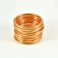 JONC BOUDDHISTE TIBETAINS KUMLAI ROSE GOLD PAS CHER