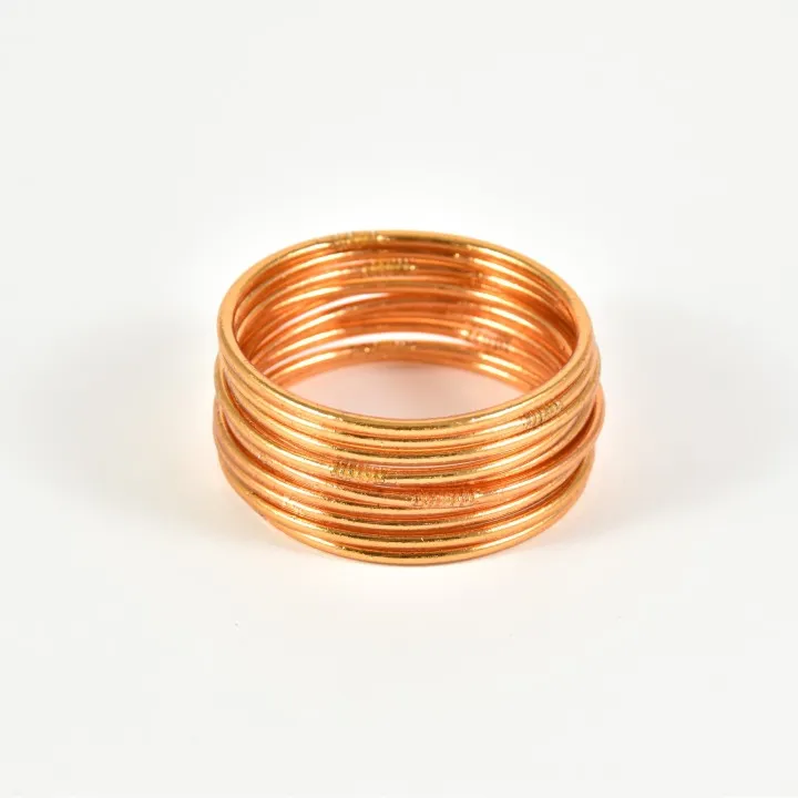 JONC BOUDDHISTE TIBETAINS KUMLAI ROSE GOLD PAS CHER