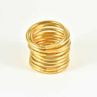 JONC BOUDDHISTE TIBETAINS KUMLAI ROSE GOLD PAS CHER