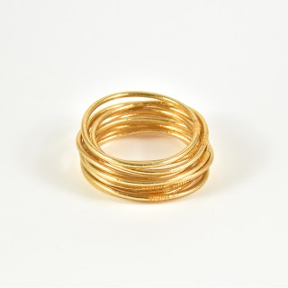 JONC BOUDDHISTE TIBETAINS KUMLAI ROSE GOLD PAS CHER